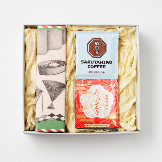 Castella & Drip Bag Coffee 10-Piece Set [Daikichi Blend / Michihiraki Blend]