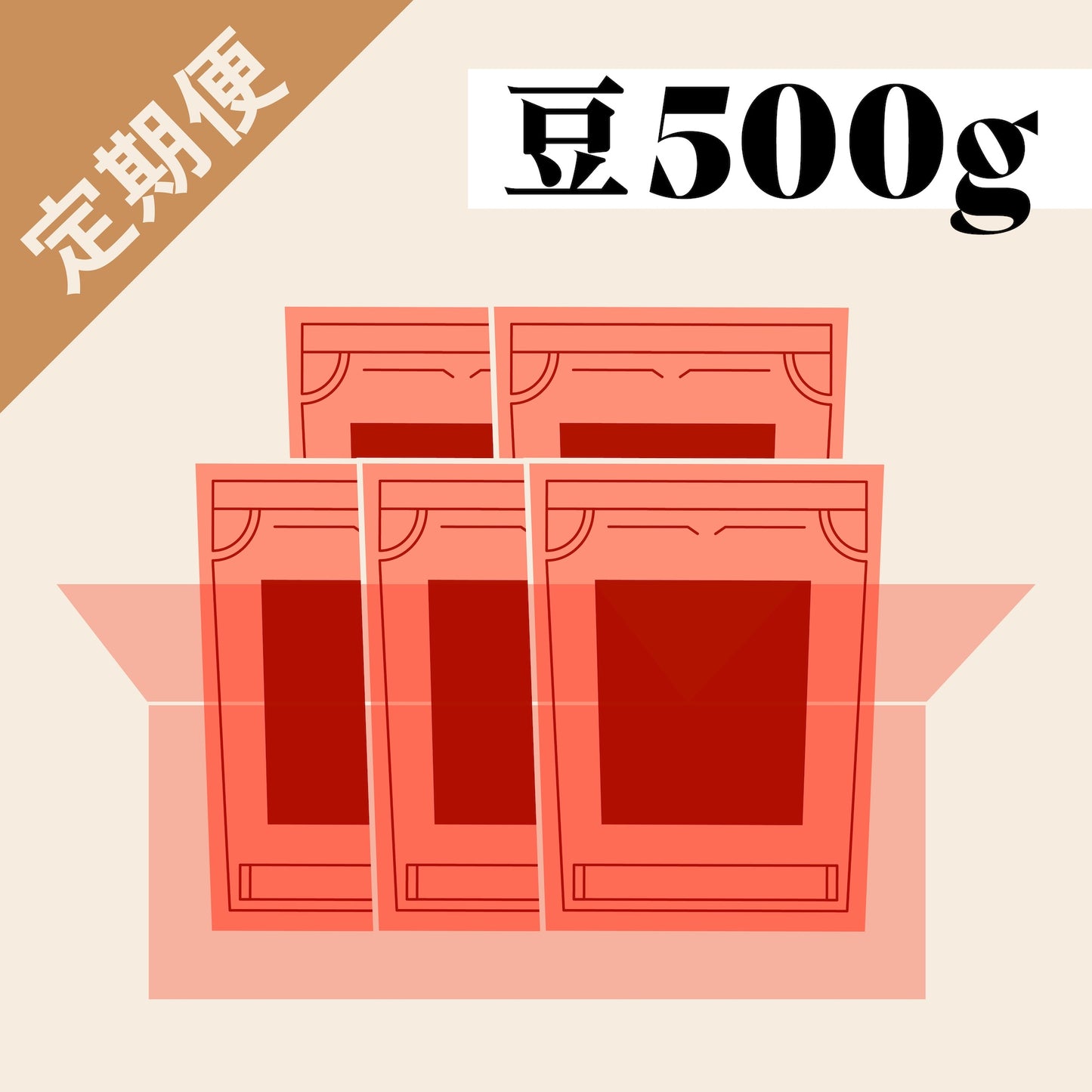 ＜定期便限定＞コーヒー豆バラエティ500gセット