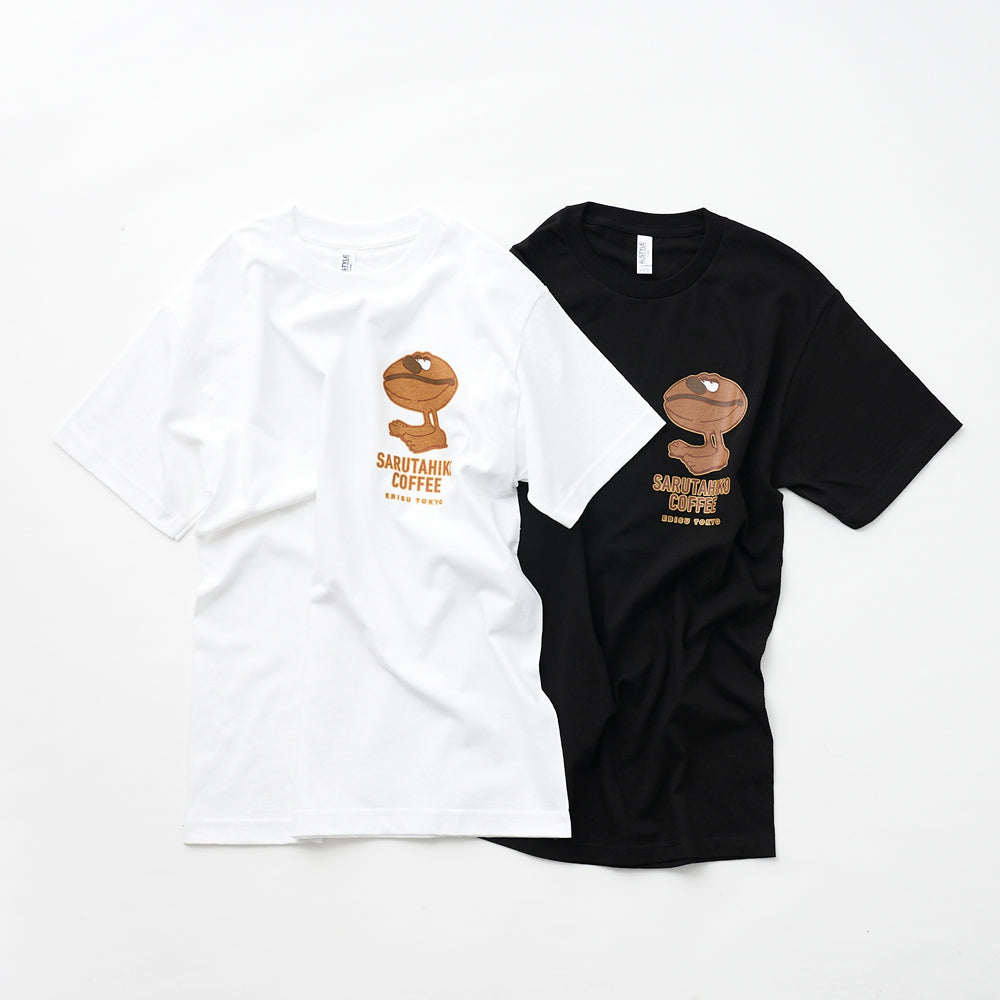 SARUTAHIKO「COFFEE DUDE」T シャツ（白）